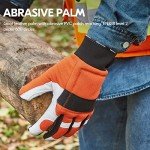 Vgo Safety Chainsaw Gloves - Size L, Orange