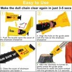 Portable Chainsaw Sharpener for 12"-22" Blades