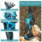 Saker Mini Cordless Electric Chainsaw for Gardens