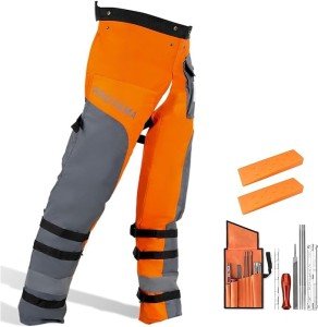 PROYAMA 9-Layer Chainsaw Chaps with Adjustable Belt