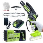 Devenbo Cordless Mini Chainsaw - 6 Inch Efficiency