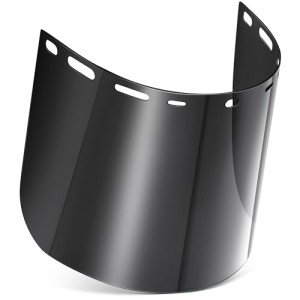 Saillong Face Shield Replacement Lens Compatible with ERB 15151 8150 Tinted Full Face Shields, Polycarbonate Protective Safety Face Shield for Grinding, Welding, Helmet Face Shield for Cosplay(Black)