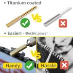 EzzDoo Electric Chainsaw Sharpener Kit with Diamond Bits