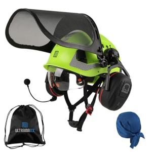 Ultramaxx 5-in-1 Forestry Safety Helmet with Bluetooth