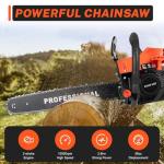 58cc 20-Inch Gas Chainsaw for Wood Cutting