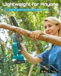 SEESII PS600 Cordless Electric Pole Saw, 6-Inch