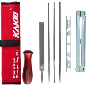 KAKEI Chainsaw Sharpening File Kit - 8 Pieces