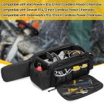 Samdew Chainsaw Carry Case for EGO, Dewalt, Greenworks