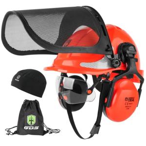 GREEN DEVIL 4-in-1 Chainsaw Safety Helmet Set