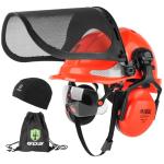 GREEN DEVIL 4-in-1 Chainsaw Safety Helmet Set