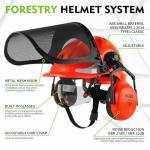 GREEN DEVIL 4-in-1 Chainsaw Safety Helmet Set