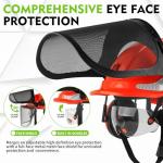 GREEN DEVIL 4-in-1 Chainsaw Safety Helmet Set