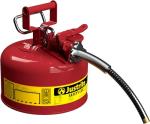 Justrite 1 Gallon Type II Red Gas Can