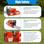 IOENC 71CC Gas Chainsaw 28" Tree Trimmer