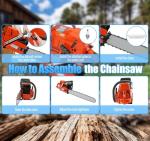 IOENC 71CC Gas Chainsaw 28" Tree Trimmer