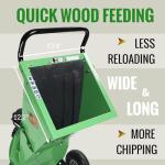 GARDENBEAUT S1 Gas Wood Chipper, 7 HP