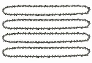 4Pack 10 Inch Chainsaw Chain,R40 for Ryobi Cordless Pole Saw 18v chainsaw TP26 TP30 P540 P540B P541 P542 P545 P546 CS1800 S20500 ZR15520 Replace 90PX040G(3/8" LP Pitch .050" Gauge 40 Drive Links)