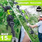V-MODEST 2-in-1 Cordless Electric Pole Saw