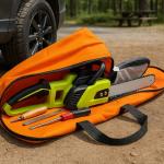 Portable Waterproof Chainsaw Carrying Case (Orange)