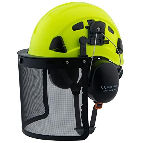 LOHASWORK Arborist Chainsaw Helmet with Face Shield