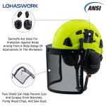 LOHASWORK Arborist Chainsaw Helmet with Face Shield