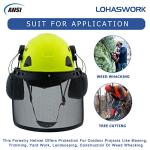 LOHASWORK Arborist Chainsaw Helmet with Face Shield