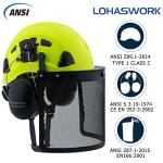 LOHASWORK Arborist Chainsaw Helmet with Face Shield