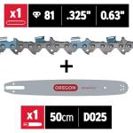 Oregon 20-Inch Chainsaw Bar and Chain Combo