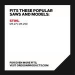 Oregon 20-Inch Chainsaw Bar and Chain Combo