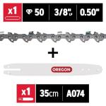 Oregon 14-Inch Chainsaw Bar and Chain Combo