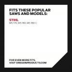 Oregon 14-Inch Chainsaw Bar and Chain Combo