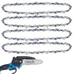 O-CONN 8-Inch Chainsaw Replacement Chain - 4 Pack