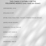 O-CONN 8-Inch Chainsaw Replacement Chain - 4 Pack