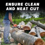 O-CONN 8-Inch Chainsaw Replacement Chain - 4 Pack