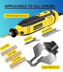 EzzDoo Electric Chainsaw Sharpener Kit with Diamond Bits