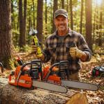 EzzDoo Electric Chainsaw Sharpener Kit with Diamond Bits