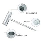 DemJamr Chainsaw Tool Set with T-Wrench & Screwdriver