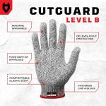 NoCry Cut Resistant Gloves - Level 5 Protection