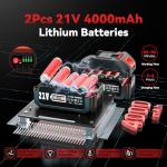 Avhrit 2-in-1 Cordless Pole Saw & Chainsaw