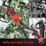 Avhrit 2-in-1 Cordless Pole Saw & Chainsaw