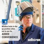 Sellstrom Advantage Face Shield with Ratchet Headgear