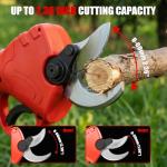 Cordless Electric Pruning Shears with Batteries & Blades