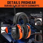 PROHEAR 033 Bluetooth Hearing Protection Ear Muffs