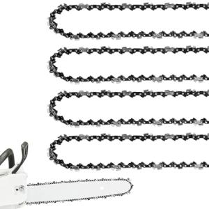 Funkywoo 4-Pack 20" Chainsaw Chains .325" Pitch