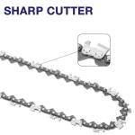 Funkywoo 4-Pack 20" Chainsaw Chains .325" Pitch