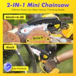 Cordless Mini Electric Chainsaw for DeWalt 20V