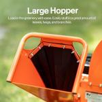 SuperHandy 7HP Mini Wood Chipper Shredder Mulcher