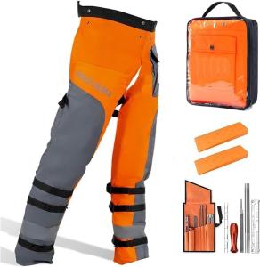PROYAMA 9-Layer Chainsaw Chaps with Adjustable Belt