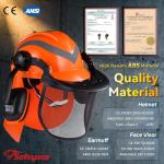 SAFYEAR Adjustable Chainsaw Safety Helmet with Accessories
