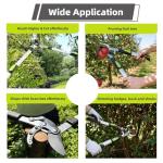 Extendable Tree Trimmer with Sharp Steel Blade
